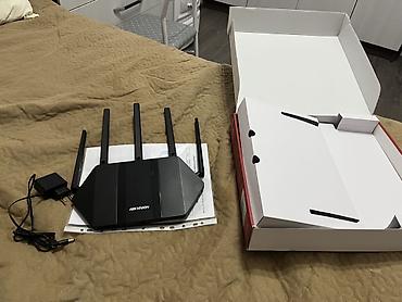 raspberry pi: Двухдиапазонный гигабитный Wi‑Fi 6 роутер HIKVISION AX3000 (модель — 2