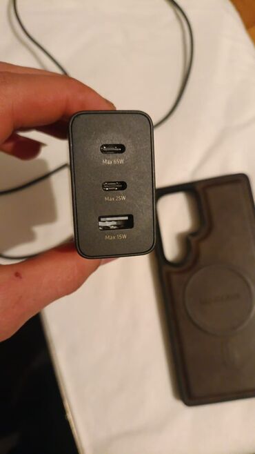 Samsung: Samsung S25 Ultra, 256 GB, rəng - Boz, Simsiz şarj — 12