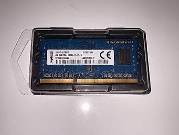 umiio s10 tablet: Kingston DDR3L laptop RAM modulu - Model: HP16D3LS1KBG/4G (etiketdə — 1
