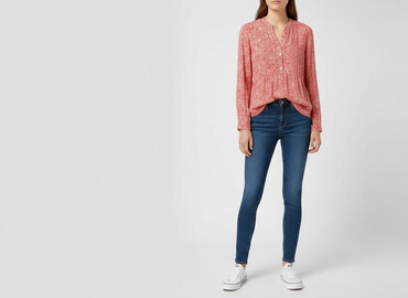 t shirty nirvana hm: H&M L.O.G.G., Women's blouse, size M