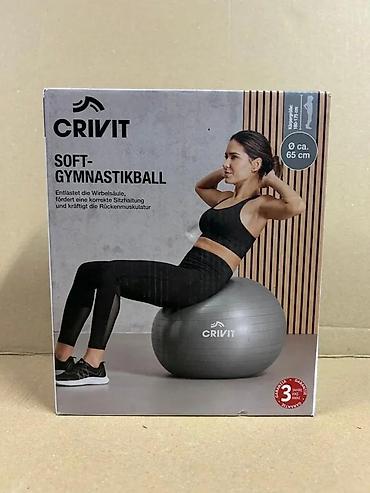 Rekviziti za vežbanje: CRIVIT Soft-Gymnastikball – pilates/fitnes lopta pre vežbe — 1