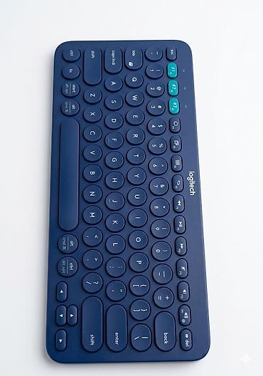 çanta noutbuk: Logitech K380 çoxplatformalı Bluetooth klaviatura – tünd mavi - — 1