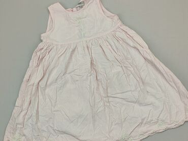różowa satynowa sukienka: Sukienka, 5-6 lat, 110-116 cm, stan - Dobry