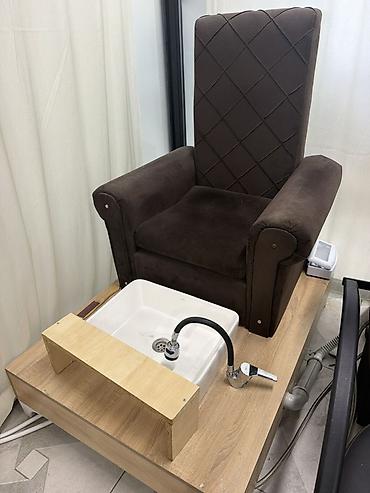 Salon, tibbi kreslolar: 2 ədəd Pedikür kreslosu və ayaq yuma bölməsi - Salonlar üçün peşəkar — 6