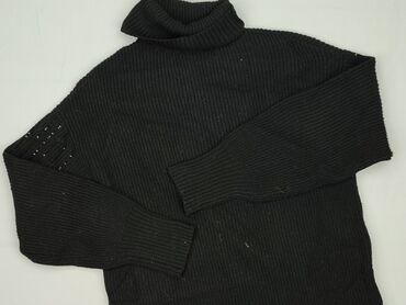 czarne t shirty basic: C&A, Women`s sweater, size S (EU 36)