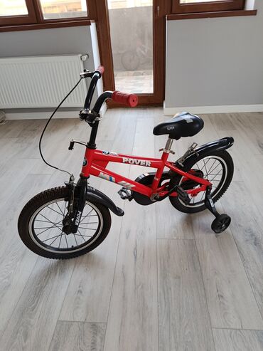 Manejlər: İşlənmiş Dörd təkərli Uşaq velosipedi 14", sürətlərin sayı: 1, Ünvandan götürmə, Ödənişli çatdırılma