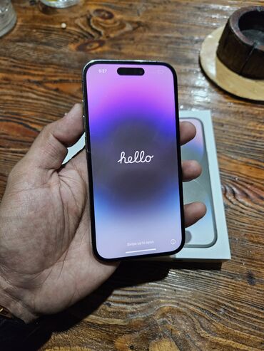 apple 12 qiymeti: IPhone 14 Pro, 128 ГБ, Deep Purple, Face ID