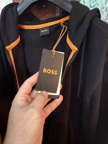 Duksevi: Duks, XL (EU 54), Boss, bоја - Crna, Sa kapuljačom — 4