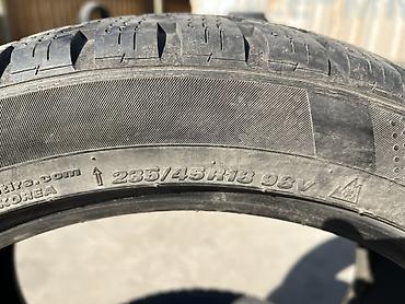 165 60 14: Шины 235 / 45 / R 18, Зима, Б/у, Комплект, Легковые, Корея, Kumho — 2