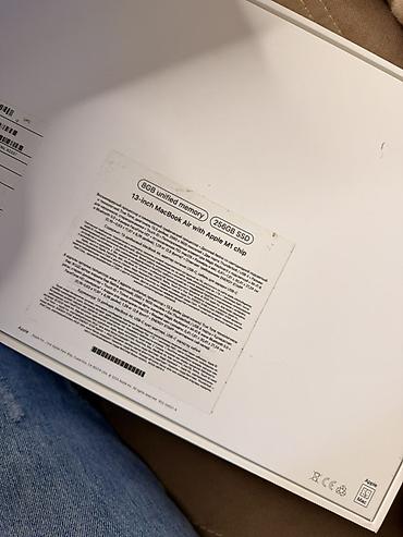 apple mackbook: Apple MacBook Air 13" (M1) - Model: 13‑inch MacBook Air with Apple M1 — 3