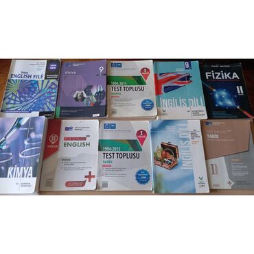 fizika testleri 6 cı sinif: Yeni kimidir-Abituriyent kitabları satılır New English File-3m Kimya 9