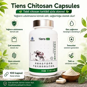 bars derman: Tiens Chitosan Capsules – təbii xitosan tərkibli qida əlavəsi — 1
