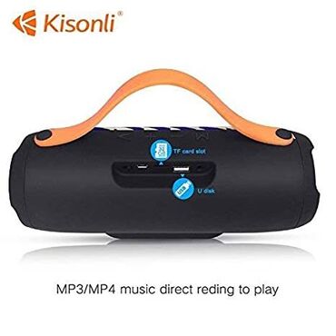 mp4 player: Dinamik bluetooth-la işləyir və radiosu var. Əlavə olaraq Sd kart, Usb