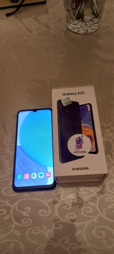 samsung корейская копия: Samsung Galaxy A23, 64 ГБ, цвет - Черный, Сенсорный, Отпечаток пальца, Две SIM карты