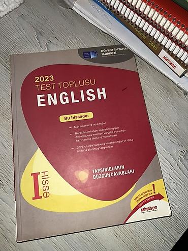 stepler qiyməti: İngilis dili Testlər 11-ci sinif, DİM, 1-ci hissə, 2023 il — 1