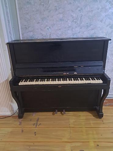 Musiqi alətləri: Upright pianino – klassik dizayn, qara korpus. Xüsusiyyətlər: - Tip — 1