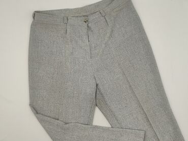 legginsy damskie marszczone: Material trousers for women, size S (EU 36)
