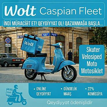serbiyada is: Moto-kuryer tələb olunur, Gündəlik ödəniş, 3-5 illik təcrübə — 1
