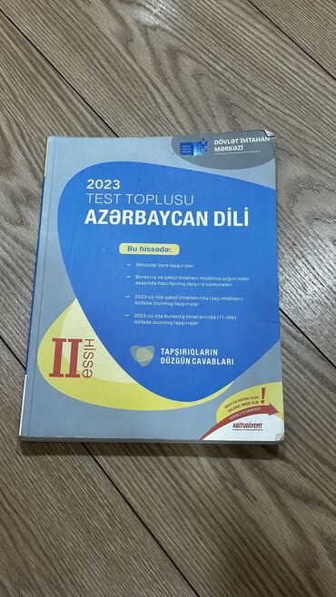 Məktəb dərslikləri: Azərbaycan Dili Dim Test Toplusu 2-Ci Hissə Tam İdial Vəzyətdədir