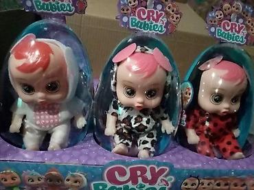 Bebe lutke: CRY BABIES MINI LUTKE 13 CM NOVE U PLASTICNOM JAJETU AKCIJA | Cene — 1