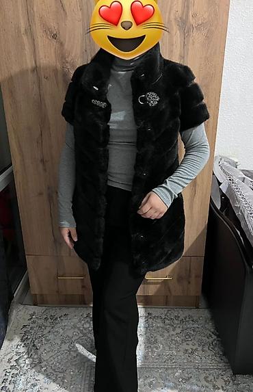 Пальто: Пальто, Классика, Искусственный мех, Длинная модель, С поясом, S — 5