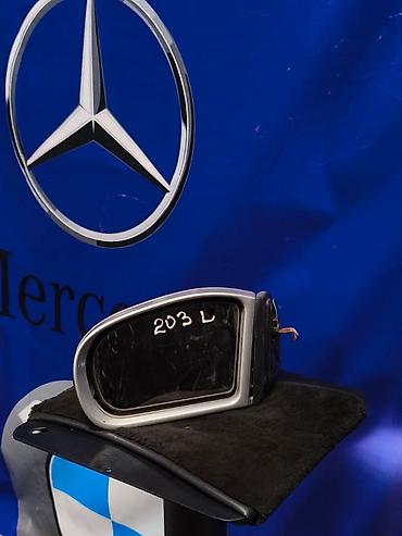 c 203: Боковое левое Зеркало Mercedes-Benz Б/у, Оригинал — 2