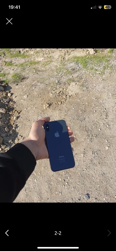 barter telefonlar: IPhone X, 64 ГБ, Blue Titanium, Гарантия