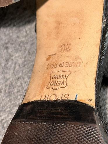 Sandale: Escada Sport Original Koza I saten Odlicne I preudobne Ocuvane — 8