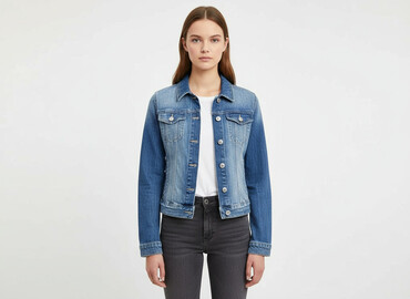 lemonada kurtki: Denim Co, Women`s jeans jacket, size 2XS
