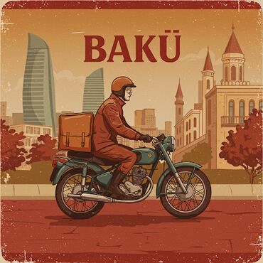 работы в баку: Мото-курьер требуется, Сдельная оплата