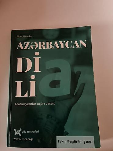 Məhsul: “Azərbaycan Dili – Abituriyentlər üçün vəsait” Müəllif: Elnur