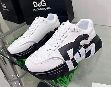 dolce milk: D&G (Dolce & Gabbana) qadin krossovkası - Rəng: ağ üst hissə — 1