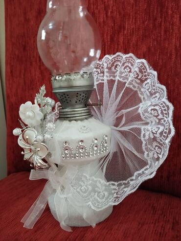 Şamdanlar: Lampa, Teze, 30 azn alinib, 15 azn satilir — 3