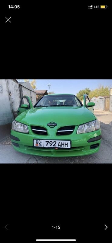 задние дисковые тормоза опель кадет: Nissan Almera: 2001 г., 1.6 л, Автомат, Бензин, Хетчбек