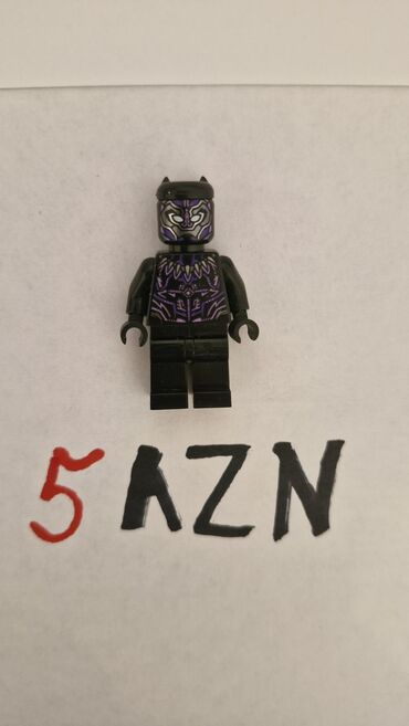 куклы монстер хай в баку: LEGO Black Panther minifigure (Original) ЛЕГО фигурка Черной Пантеры