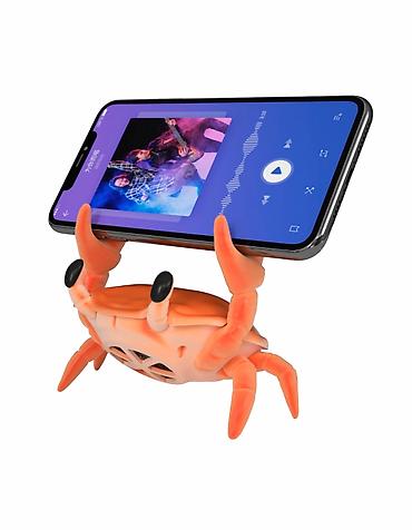 Техника и электроника: 🦀 Портативная Bluetooth-колонка «Краб» с держателем для телефона и — 2