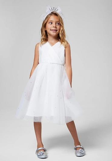 Платья: Детское платье, цвет - Белый, Новый — 2