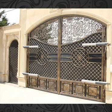 Həyət darvazaları: Görkəmini zamanla itirməyən, karoziyaya davamlı Alüminium Qapı və -da lalafo.az — 13 Həyət darvazaları: Görkəmini zamanla itirməyən, karoziyaya davamlı Alüminium Qapı və — 13