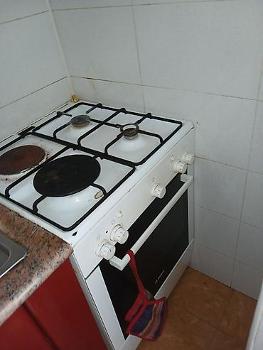 pec aliram: Qaz-elektrik qarışıq plitə və soba dəsti - Üst panel: 4 gözlü – 2 qaz — 1