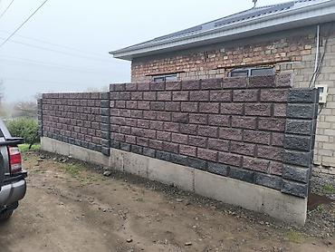 Заборы из пескоблока: Заборы из пескоблока — 12