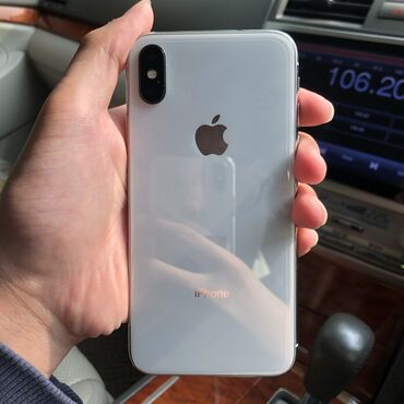 Apple iPhone: IPhone X, 64 GB, White Titanium, Face ID