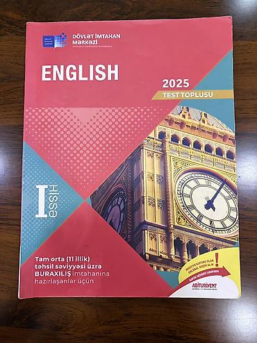 az dili test: İngilis dili Testlər 11-ci sinif, DİM, 1-ci hissə — 1