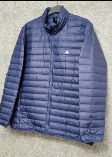 купить кожаную куртку в баку: Мужская куртка, Болонка, Весенняя, Adidas, 2XL (EU 44)