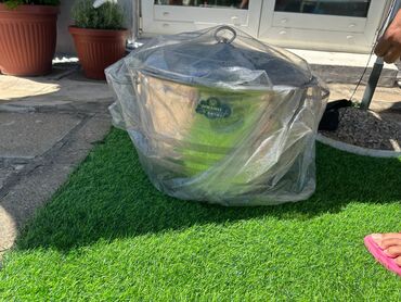 Šerpe: Korkmaz šerpa od nerđajućeg čelika sa poklopcem - Brend: Korkmaz - — 9