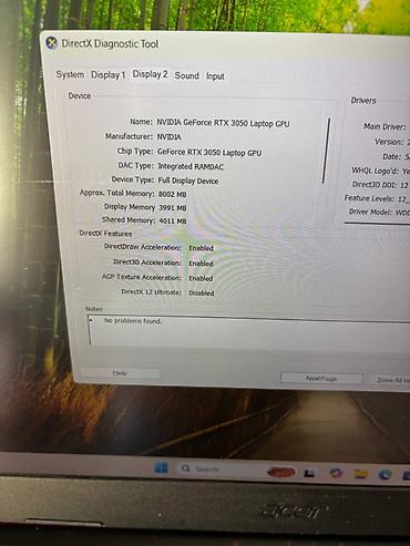 acer notro 5: Acer Nitro Gaming Intel Core i5 10300H | 8GB RAM | 256 GB SSD | RTX — 7