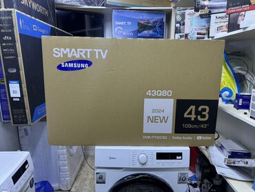 Телевизоры: Телевизор samsung 43Q80 smart Android tv с интернетом youtube, 110 см