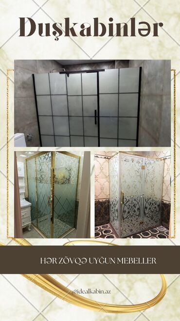 Duş kabinaları, arakəsmələr: Istenilen olcu ve dizaynda duskabinlerin ve arakesmelerin istehsali ve — 11