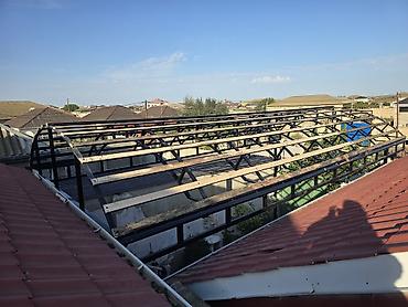 Dam örtükləri: Metalkonstruksiya “naves” karkası – həyət, giriş, terras və avtomobil — 2