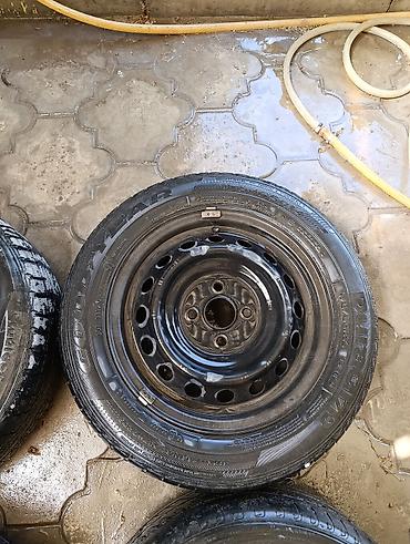 шины урал: Железные Диски R 14 Toyota, Комплект, Б/у — 3