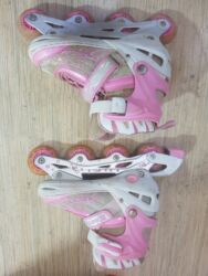 каркасный бассейн купить: Tənzimlənən inlayn konkis (roller) – XMBYX brendi - Rəng: çəhrayı/ağ